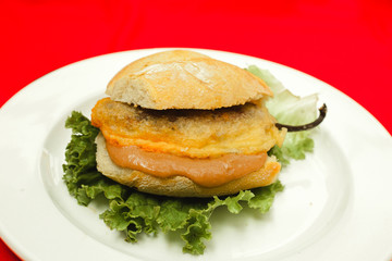torta de chipotle relleno, christmas food in mexico spicy food