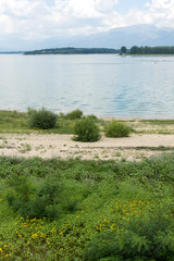 Amazing Summer view of Koprinka Reservoir, Stara Zagora Region, Bulgaria