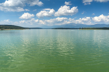 Amazing Summer view of Koprinka Reservoir, Stara Zagora Region, Bulgaria