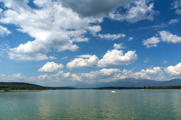 Amazing Summer view of Koprinka Reservoir, Stara Zagora Region, Bulgaria
