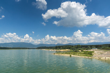 Amazing Summer view of Koprinka Reservoir, Stara Zagora Region, Bulgaria
