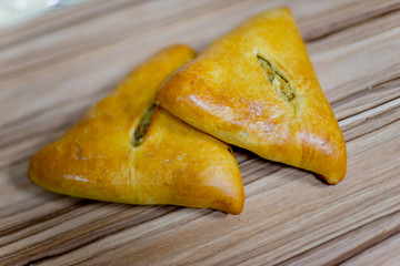 different kinds of pastry in a modern bakery