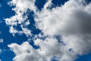 Blue skies with clouds
