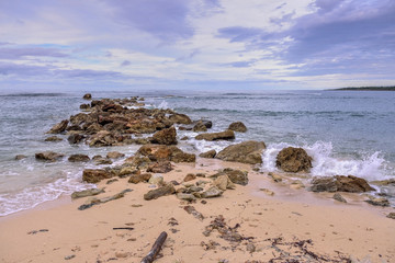 Fototapeta na wymiar Seascape With Rocks