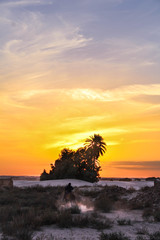 Tunisia Desert Sunset
