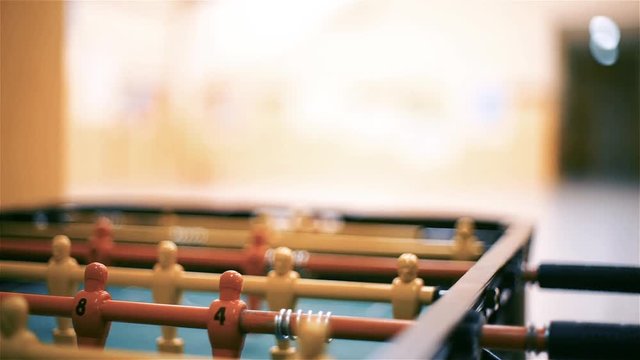 Metegol (Table Soccer) In A School Of Argentina. 
