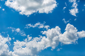 Blue skies with clouds