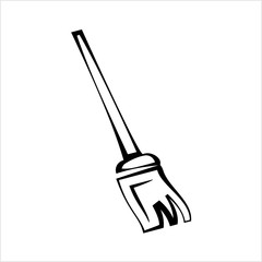 Broom Icon, Cleaning Broom