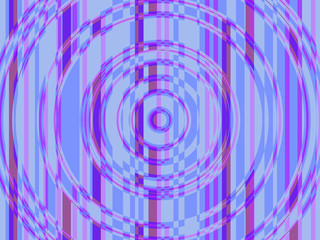 ripple created by circle line and make it to abstract style