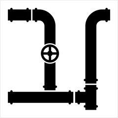 Pipe Icon, Pipe Fitting Icon