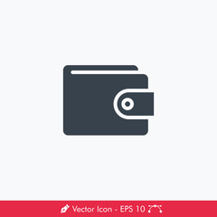 Wallet Icon / Vector