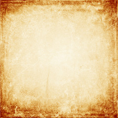Brown grunge background, old paper texture, blank, spots, beige