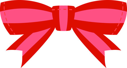 ribbon shaped like a butterfly