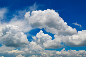 blue sky background / beautiful cloud clear sky