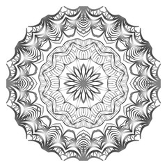 Ornamental circle pattern. Hand draw Mandala. Vintage decorative elements. vector illustration. Anti-stress therapy pattern.