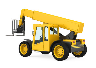 Telescopic Handler Isolated