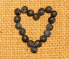 Hearth from blackthorn berry friuts