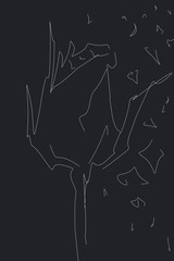 flower design,abstract background