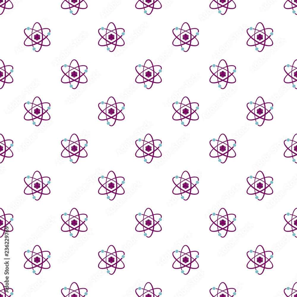 Poster atom pattern seamless vector repeat for any web design