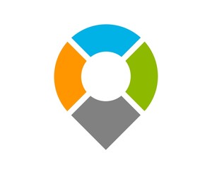 Obraz premium Pin Location App