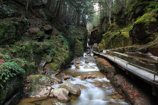 Granite river gorge