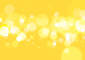 Bokeh Light Yellow Background