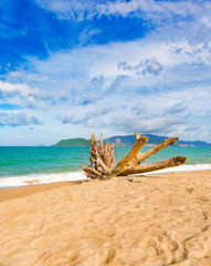 Fototapeta premium Scenic beautiful view of Nha Trang beach