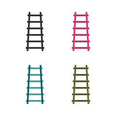 Single pole ladder, simple stairs