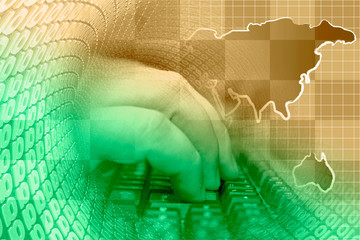 Hands on the keyboard