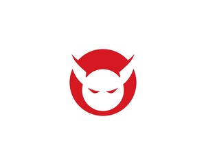 Devil logo vector