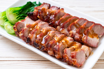 roast barbecue red pork
