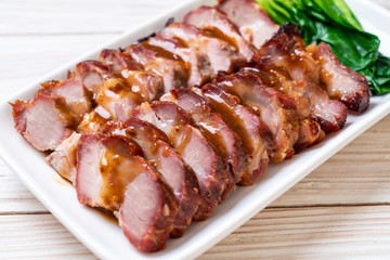 roast barbecue red pork