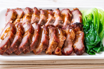 roast barbecue red pork