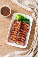 roast barbecue red pork