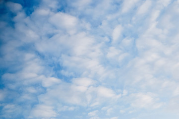 Blue sky clouds background