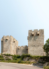 Fototapeta na wymiar Fortress of Monastery Manasija in Serbia