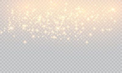 Vector illustration of abstract flare light rays. A set of stars, light and radiance, rays and brightness. Glow light effect. Vector illustration. Christmas flash Concept.
