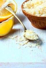 Lemon salt for cooking.