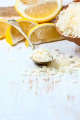 Lemon salt for cooking.