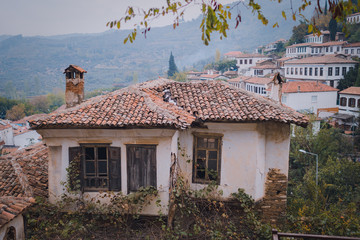 Landscape of old village Sirnce in Turkey