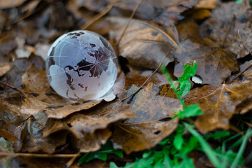 Il mondo sfera di cristallo