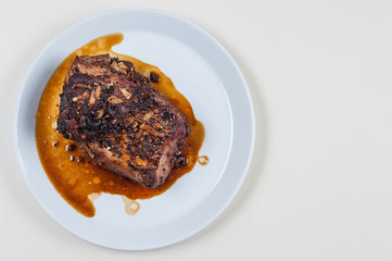 roasted baked ham