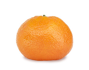 tangerine juicy ripe fruit on a white background