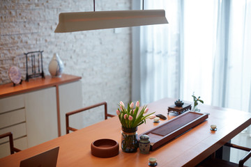 Stylish and simple home interior, 