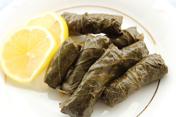 Sarma, black cabbage meal with lemons