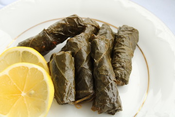 Sarma, black cabbage meal with lemons