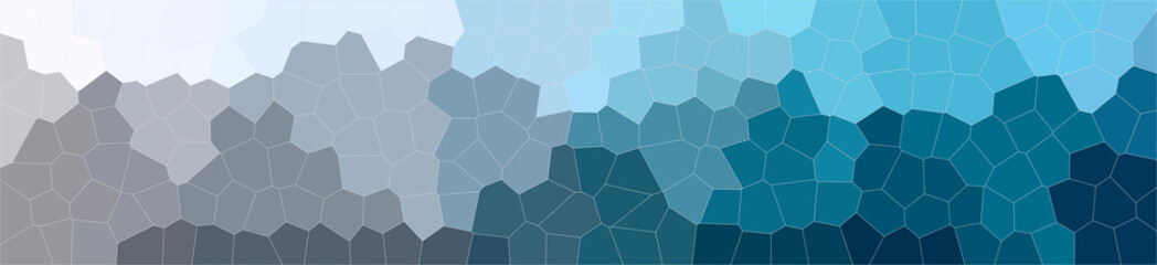 Illustration of abstract Blue And Brown Little Hexagon Banner background.