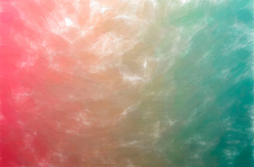 Illustration of blue and red  Watercolor with low coverage paint background, digitally generated.