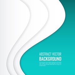 White, blue abstract texture, background. 3d paper vector background.