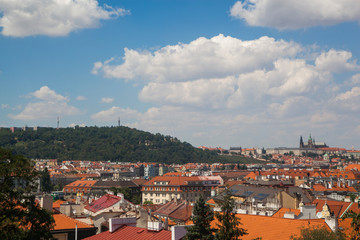 Fototapeta na wymiar View to a city of Prague